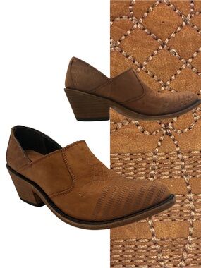 LIBERTY Black Genuine Leather booties 8.5